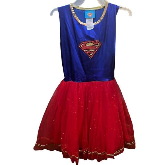 Super Girl Costume for Girls size Large (10/12) (NO CAPE) - Picture 1 of 7